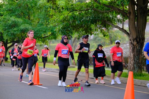Race photo from CISANGKAN KBP CITY RUN 2025