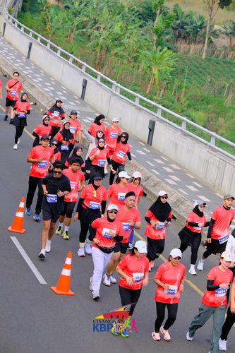 Race photo from CISANGKAN KBP CITY RUN 2025