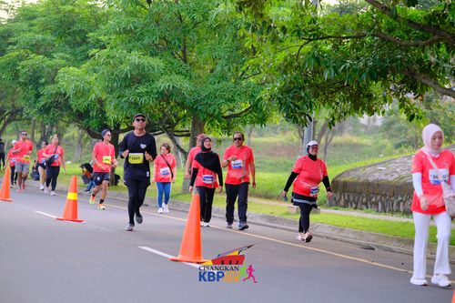 Race photo from CISANGKAN KBP CITY RUN 2025
