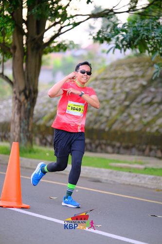 Race photo from CISANGKAN KBP CITY RUN 2025