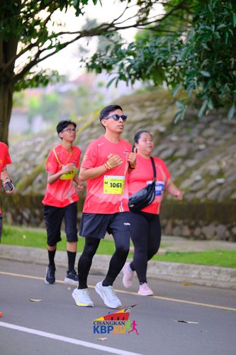 Race photo from CISANGKAN KBP CITY RUN 2025