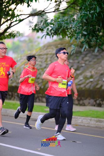Race photo from CISANGKAN KBP CITY RUN 2025