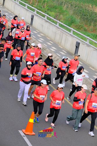 Race photo from CISANGKAN KBP CITY RUN 2025