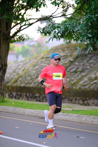 Race photo from CISANGKAN KBP CITY RUN 2025