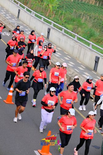 Race photo from CISANGKAN KBP CITY RUN 2025