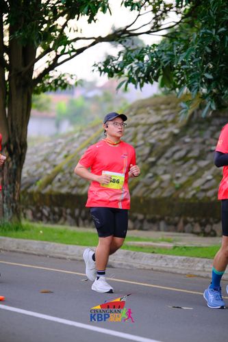 Race photo from CISANGKAN KBP CITY RUN 2025