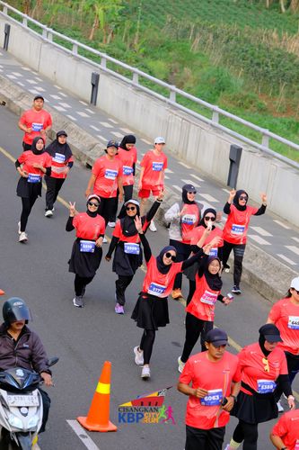 Race photo from CISANGKAN KBP CITY RUN 2025