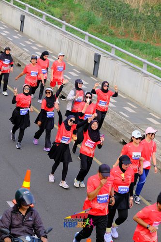 Race photo from CISANGKAN KBP CITY RUN 2025