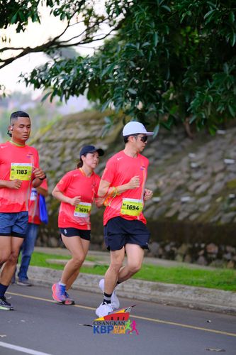 Race photo from CISANGKAN KBP CITY RUN 2025