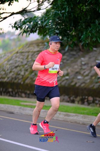 Race photo from CISANGKAN KBP CITY RUN 2025