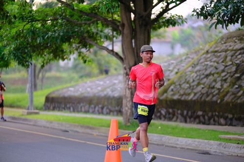 Race photo from CISANGKAN KBP CITY RUN 2025