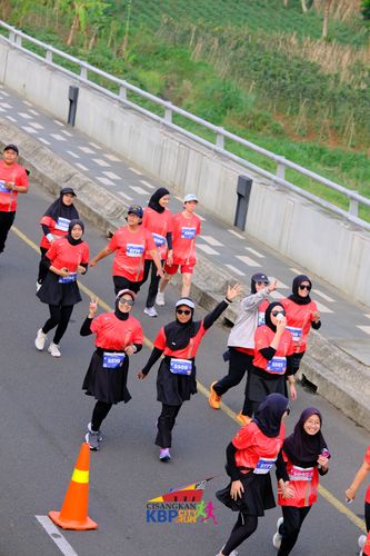 Race photo from CISANGKAN KBP CITY RUN 2025