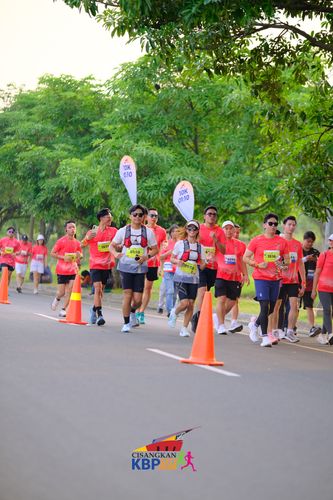 Race photo from CISANGKAN KBP CITY RUN 2025