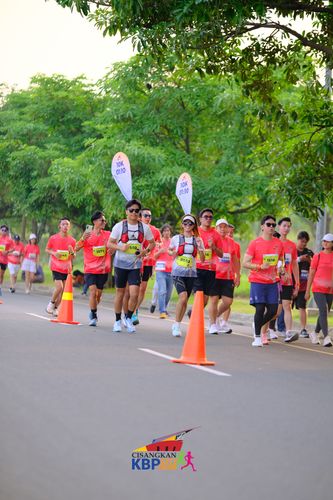 Race photo from CISANGKAN KBP CITY RUN 2025