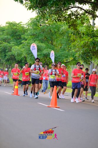Race photo from CISANGKAN KBP CITY RUN 2025