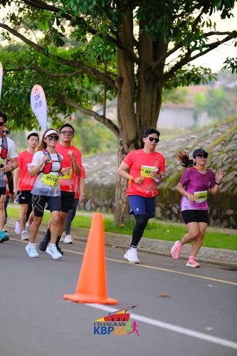 Race photo from CISANGKAN KBP CITY RUN 2025