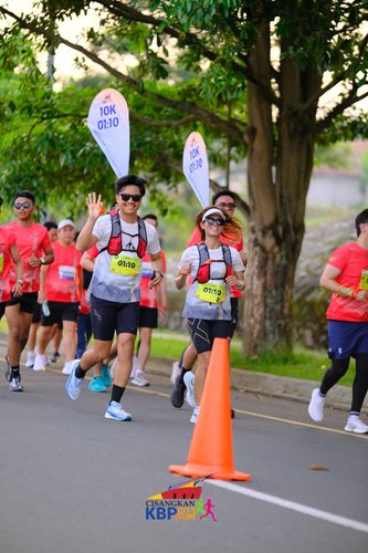 Race photo from CISANGKAN KBP CITY RUN 2025