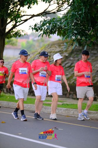 Race photo from CISANGKAN KBP CITY RUN 2025