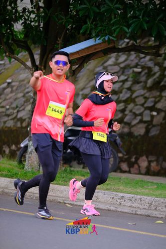 Race photo from CISANGKAN KBP CITY RUN 2025