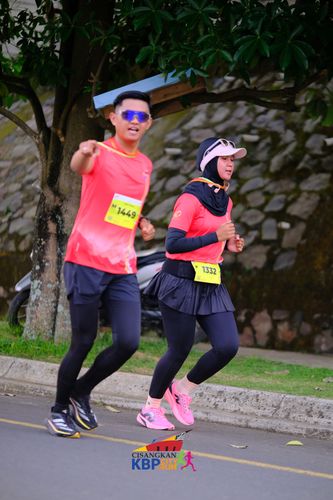 Race photo from CISANGKAN KBP CITY RUN 2025