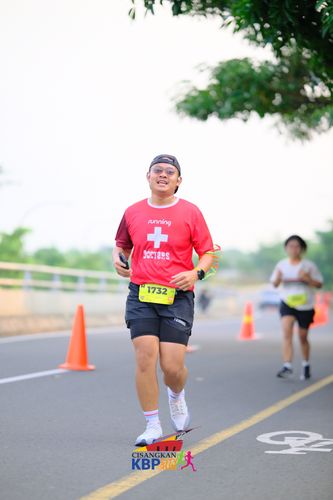 Race photo from CISANGKAN KBP CITY RUN 2025