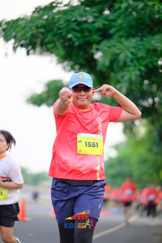 Race photo from CISANGKAN KBP CITY RUN 2025