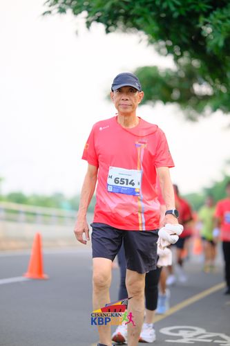 Race photo from CISANGKAN KBP CITY RUN 2025