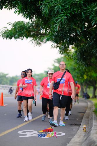 Race photo from CISANGKAN KBP CITY RUN 2025