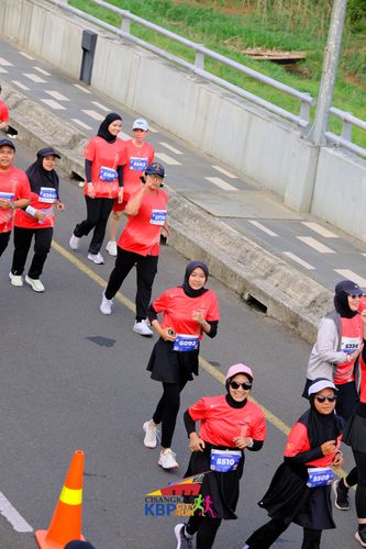 Race photo from CISANGKAN KBP CITY RUN 2025