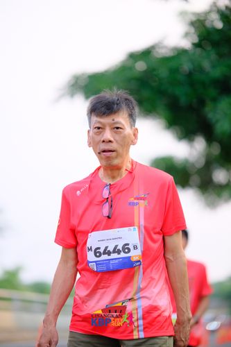 Race photo from CISANGKAN KBP CITY RUN 2025