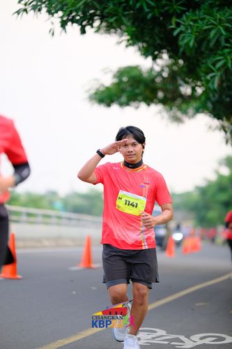 Race photo from CISANGKAN KBP CITY RUN 2025