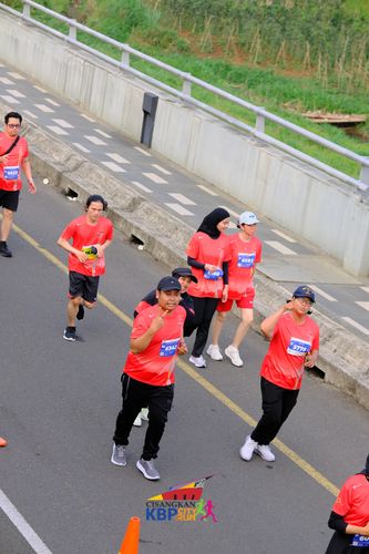 Race photo from CISANGKAN KBP CITY RUN 2025