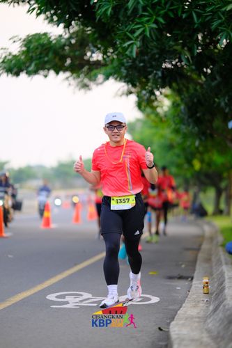Race photo from CISANGKAN KBP CITY RUN 2025