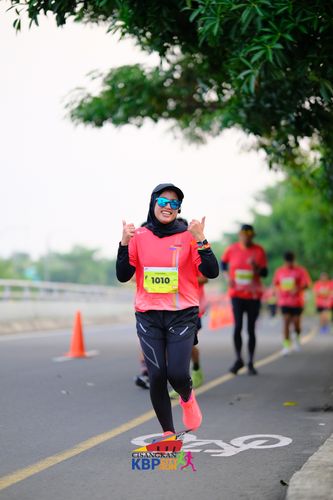 Race photo from CISANGKAN KBP CITY RUN 2025