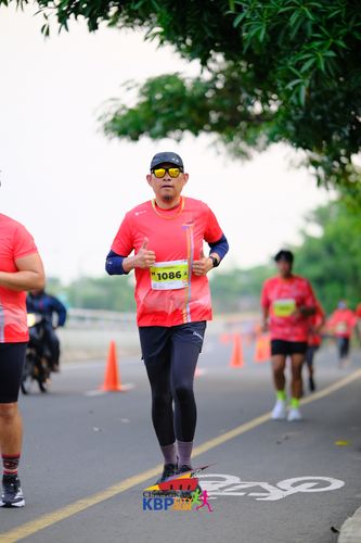 Race photo from CISANGKAN KBP CITY RUN 2025