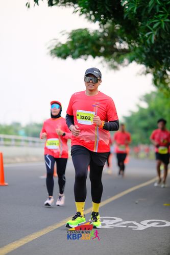 Race photo from CISANGKAN KBP CITY RUN 2025