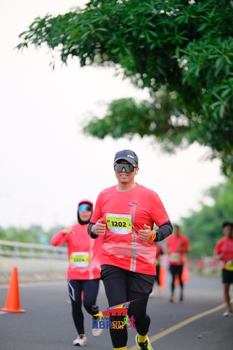 Race photo from CISANGKAN KBP CITY RUN 2025