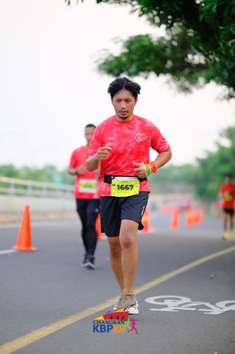 Race photo from CISANGKAN KBP CITY RUN 2025