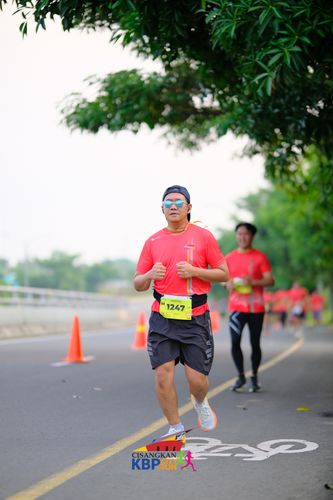 Race photo from CISANGKAN KBP CITY RUN 2025
