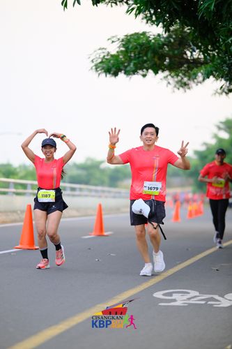 Race photo from CISANGKAN KBP CITY RUN 2025