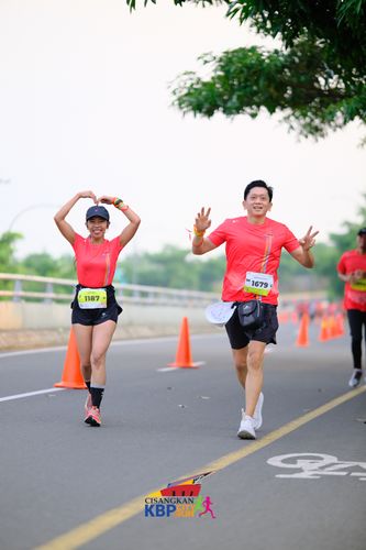 Race photo from CISANGKAN KBP CITY RUN 2025