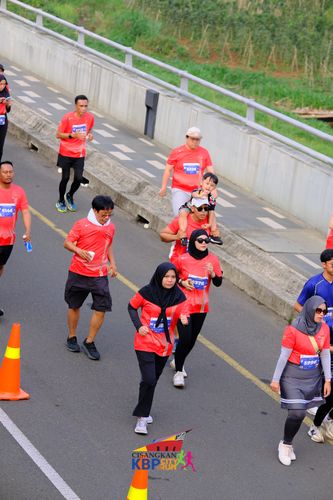 Race photo from CISANGKAN KBP CITY RUN 2025