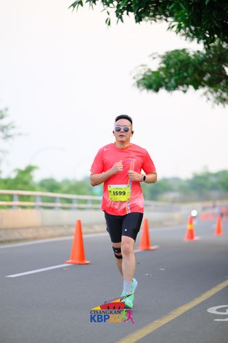 Race photo from CISANGKAN KBP CITY RUN 2025