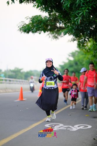 Race photo from CISANGKAN KBP CITY RUN 2025