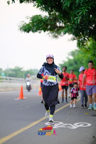 Race photo from CISANGKAN KBP CITY RUN 2025