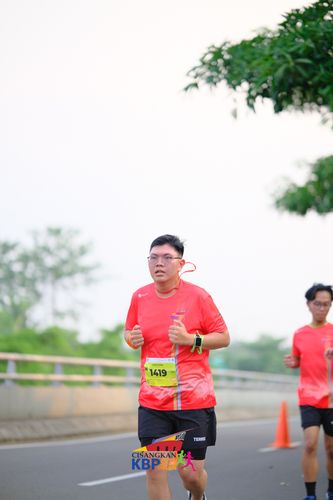 Race photo from CISANGKAN KBP CITY RUN 2025