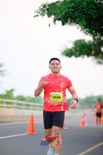 Race photo from CISANGKAN KBP CITY RUN 2025