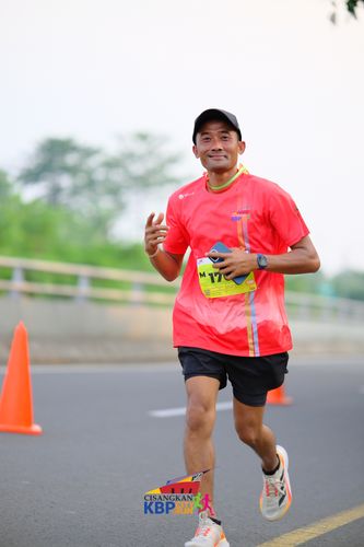 Race photo from CISANGKAN KBP CITY RUN 2025