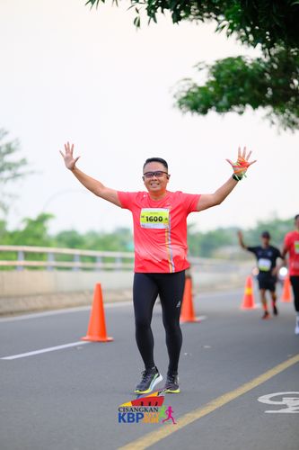 Race photo from CISANGKAN KBP CITY RUN 2025