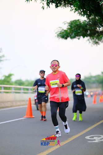 Race photo from CISANGKAN KBP CITY RUN 2025
